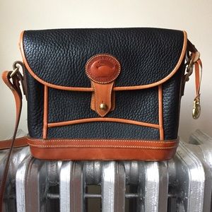 Forest Green & Tan Leather Dooney & Bourke Bag